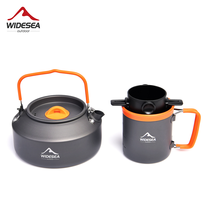 Outdoor Coffee Equipment - Widesea Camping Coffee Cookware Set Outdoor