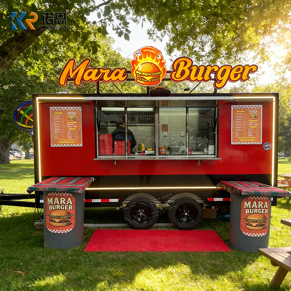 Outdoor Coffee Equipment - Concession Mobile Food Trailer Ice Cream