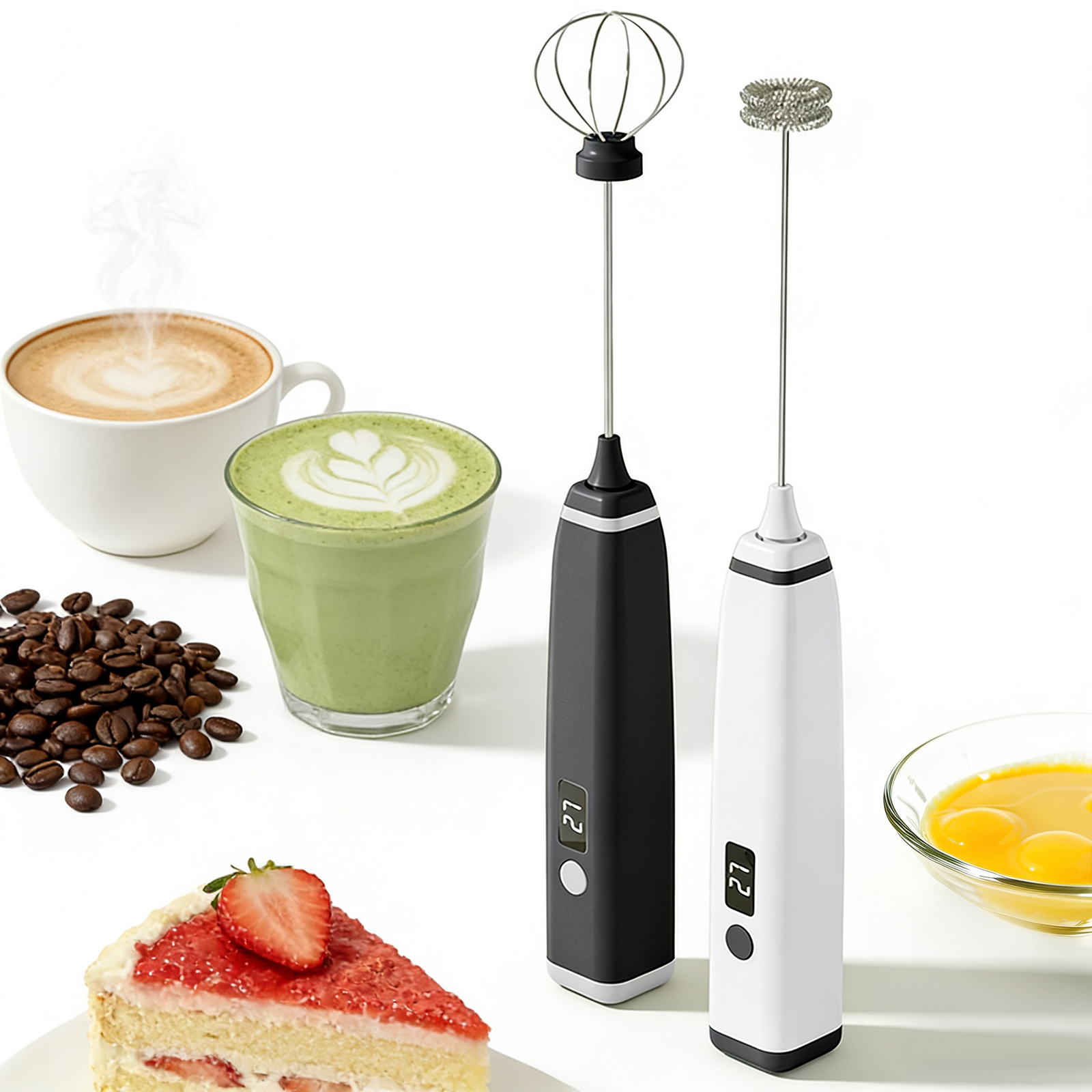 Coffee Equipment For Camping - Cordless Handheld Milk Frother for Camping
