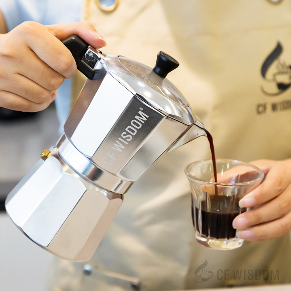 Coffee Equipment Wdt - CF WISDOM Classic Italian Style Moka