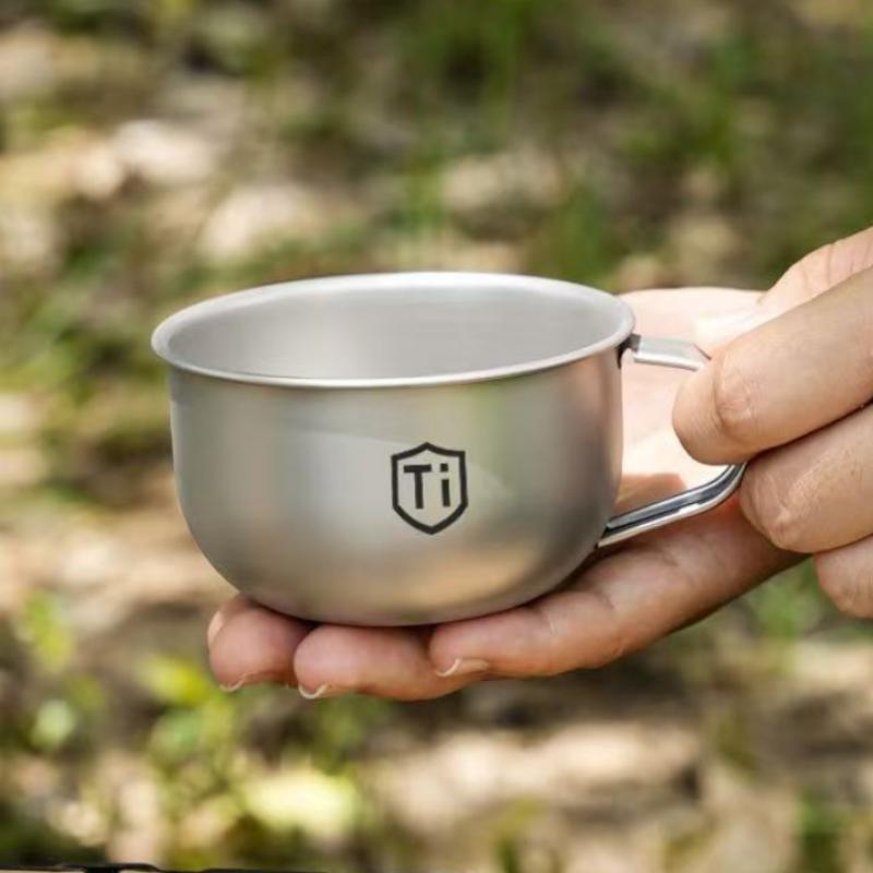 Outdoor Coffee Equipment - MINI Camping Water Cup Titanium Alloy