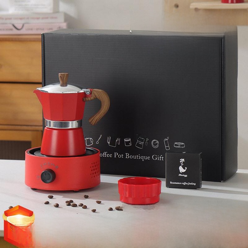 Coffee Equipment Gift Set - Moka Pot Coffee Maker Handbrew Coffee
