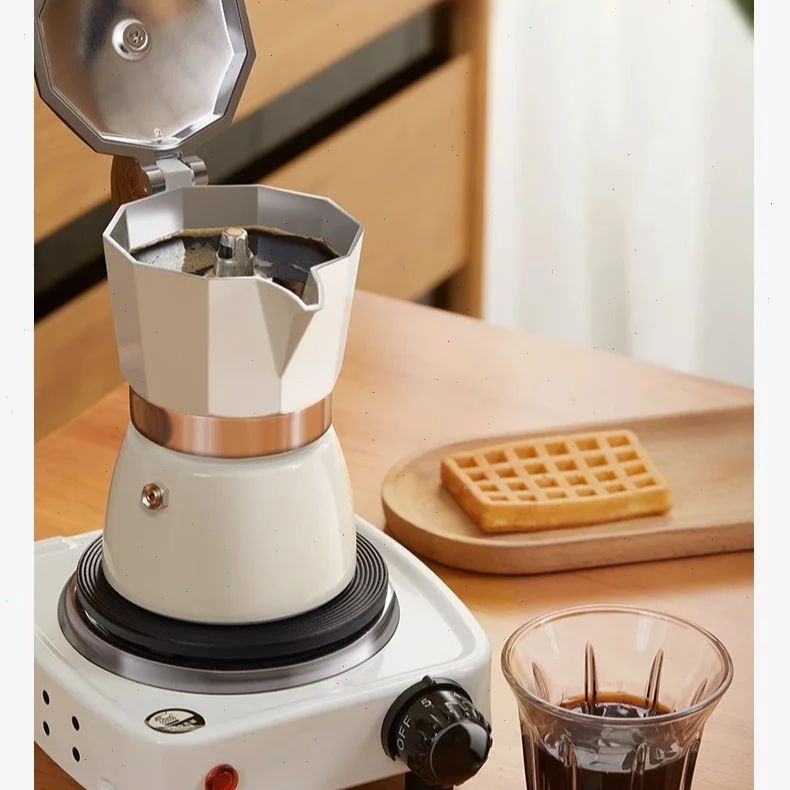 Coffee Equipment Wdt - Round-bottomed Moka Pot Single Valve Small