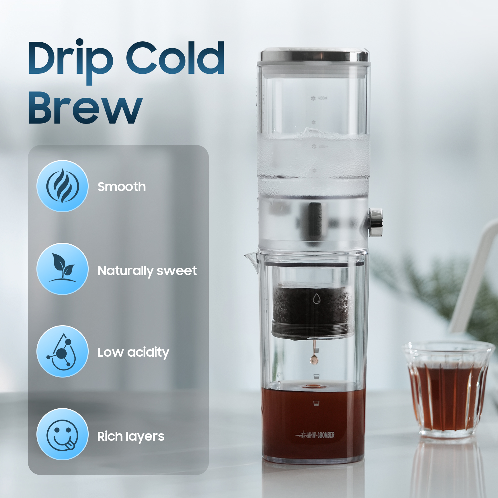 MHW-3BOMBER Iced Coffee Maker  - Coffee Equipment For Camping ulasan dan harga