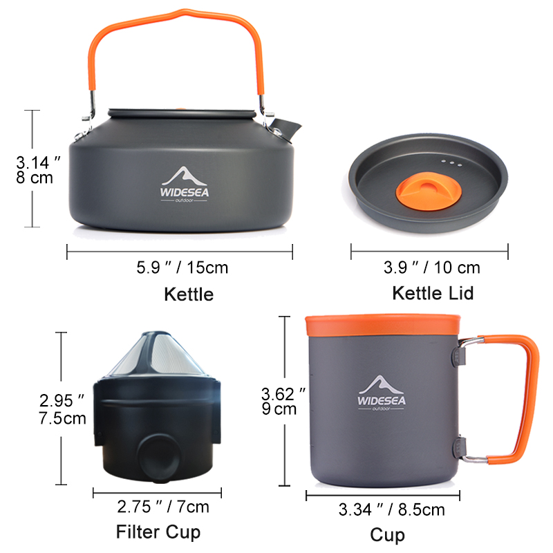 Widesea Camping Coffee Cookwar - Outdoor Coffee Equipment ulasan dan harga