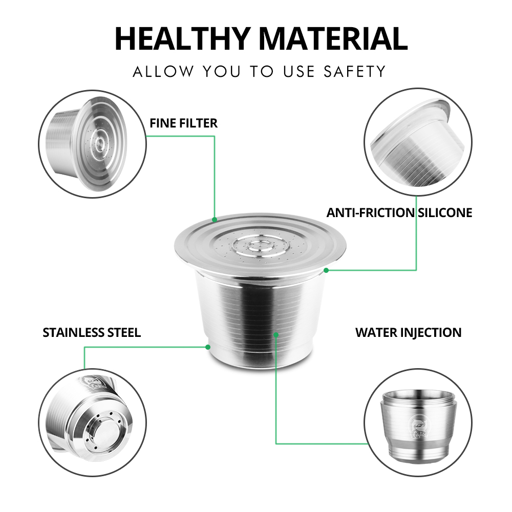 Nespresso Reusable Coffee Caps - Coffee Equipment Wdt ulasan dan harga