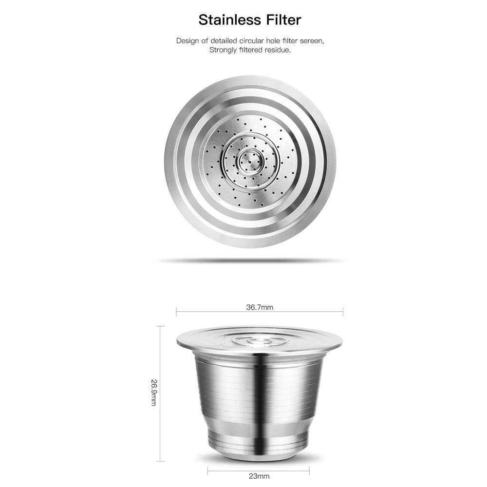 Nespresso Reusable Coffee Caps - Coffee Equipment Wdt ulasan dan harga