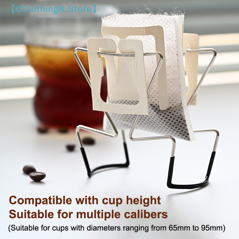 Cafe Drip Bag Holder Stainless - Outdoor Coffee Equipment ulasan dan harga
