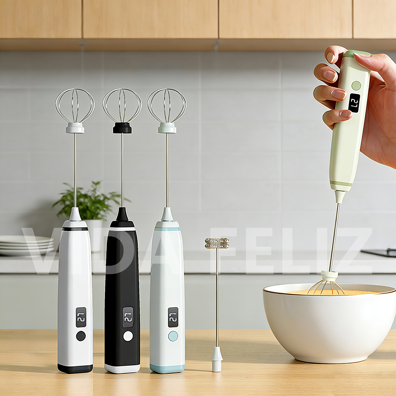 Cordless Handheld Milk Frother - Coffee Equipment For Camping ulasan dan harga