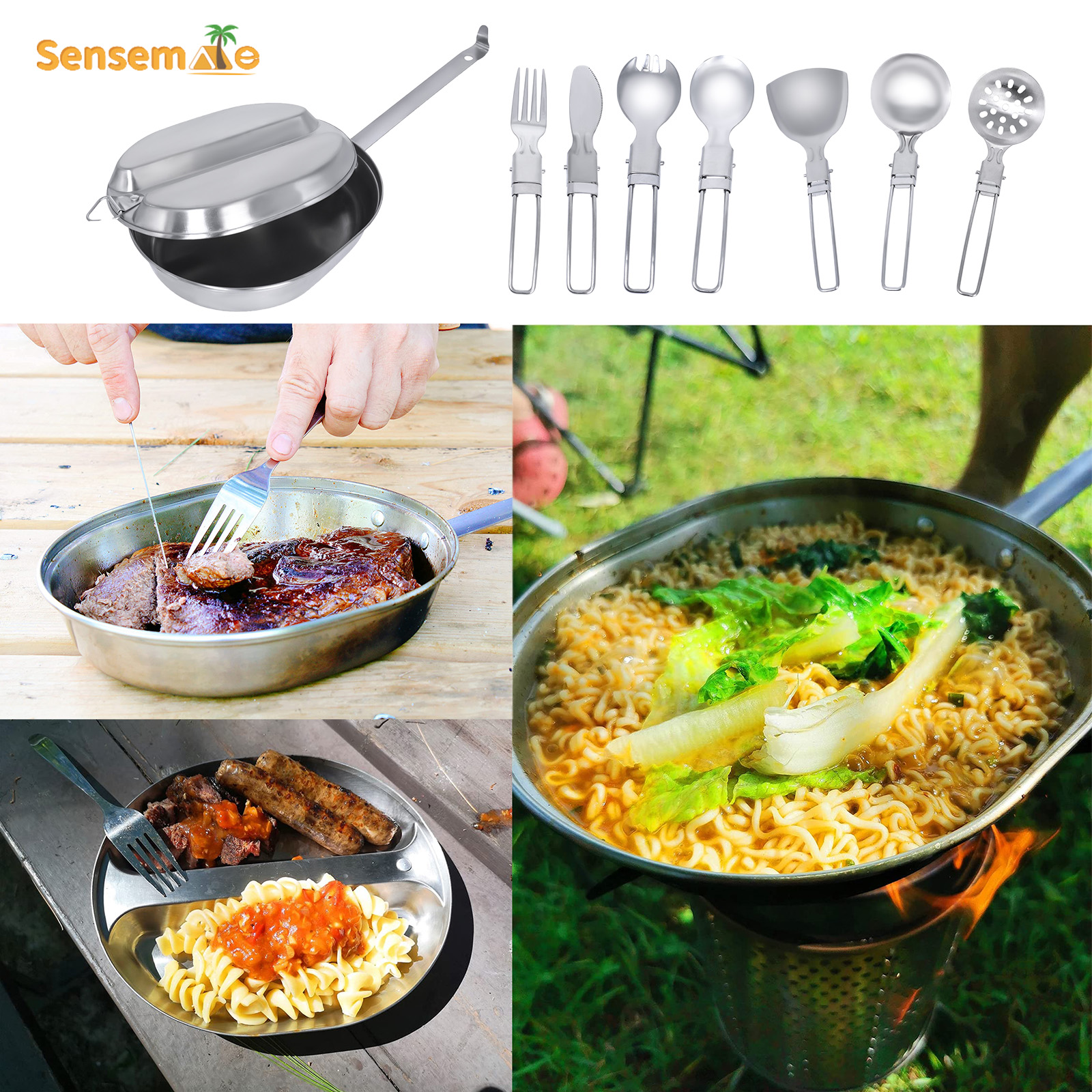 Glamping Camping Cookware Set  - Coffee Equipment Gift Set ulasan dan harga