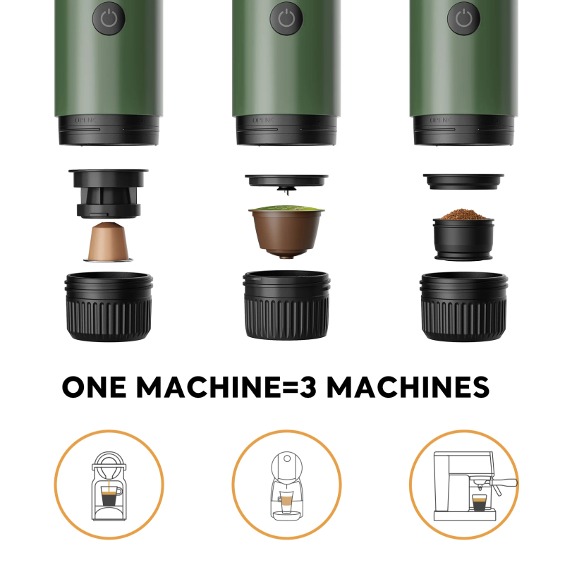 Portable Espresso Machine 3-in - Coffee Equipment For Camping ulasan dan harga