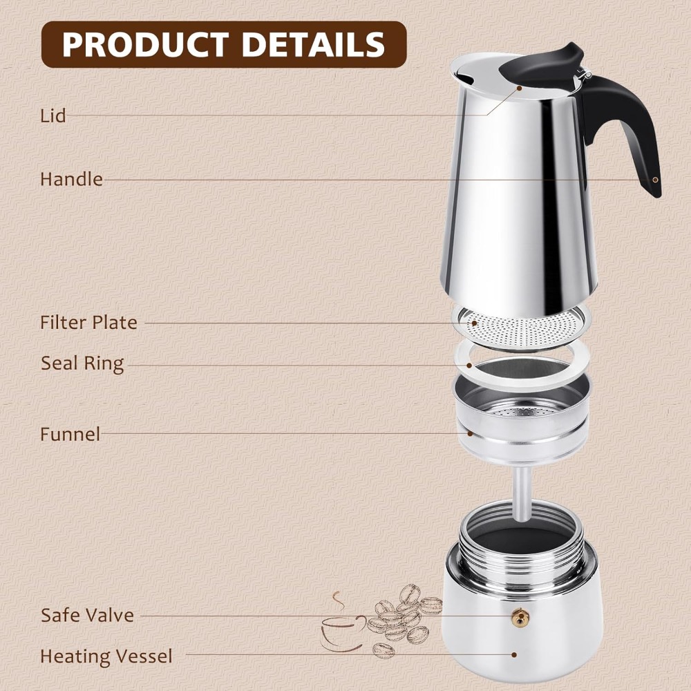 Portable Coffee Pot Stainless  - Coffee Equipment Wdt ulasan dan harga