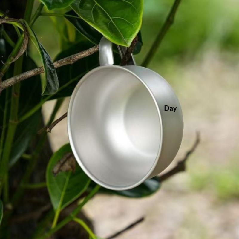 MINI Camping Water Cup Titaniu - Outdoor Coffee Equipment ulasan dan harga