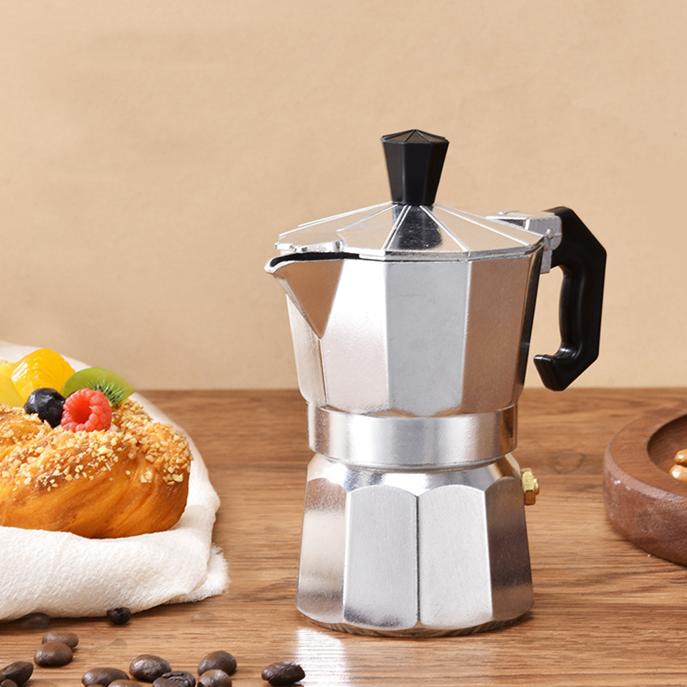 Moka Pot Aluminum Octagonal It - Coffee Equipment For Camping ulasan dan harga