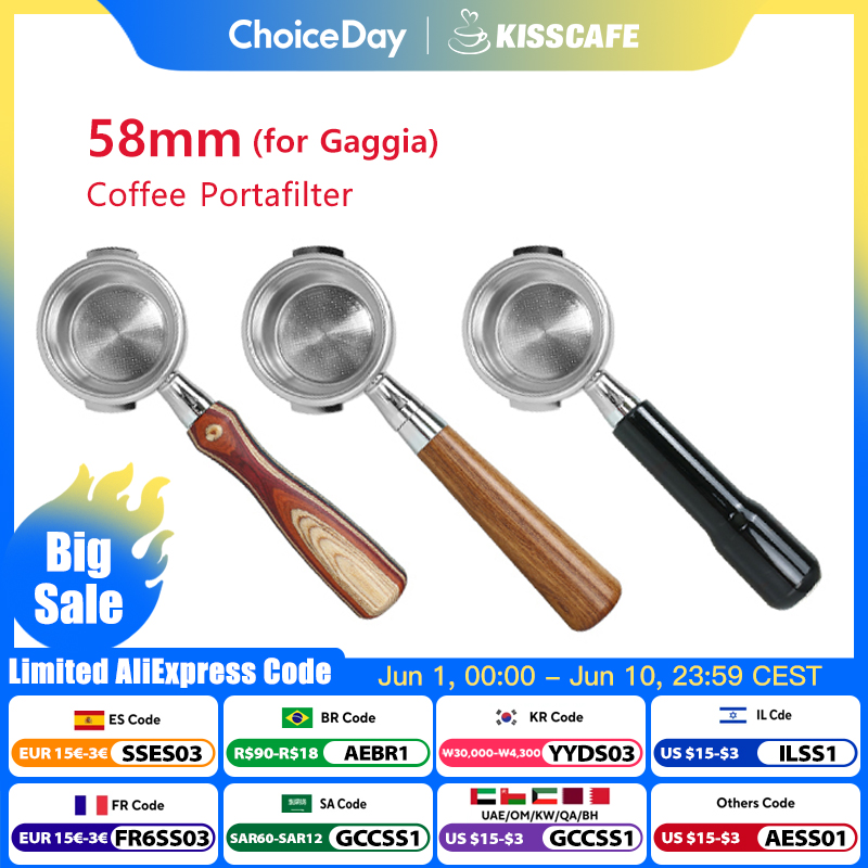 58MM Coffee Bottomless Portafi - Coffee Equipment Wdt ulasan dan harga