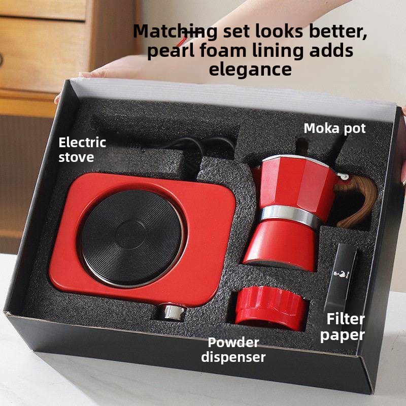 Moka Pot Coffee Maker Handbrew - Coffee Equipment Gift Set ulasan dan harga