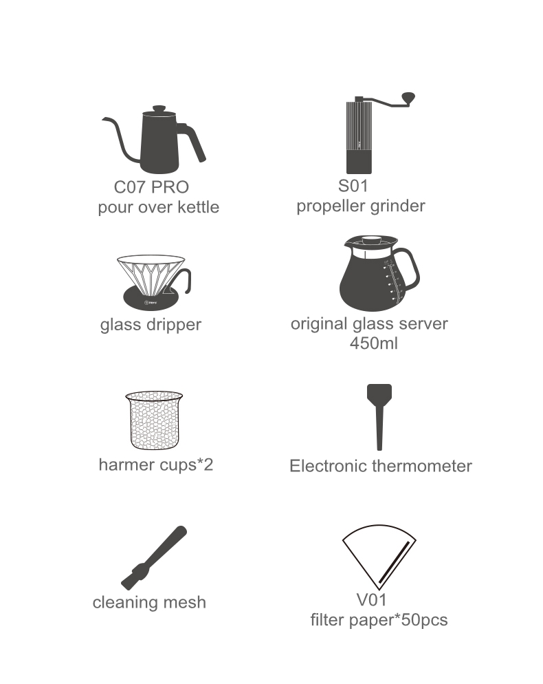 2026unique ZeroHero Coffee Sho - Coffee Equipment Gift Set ulasan dan harga