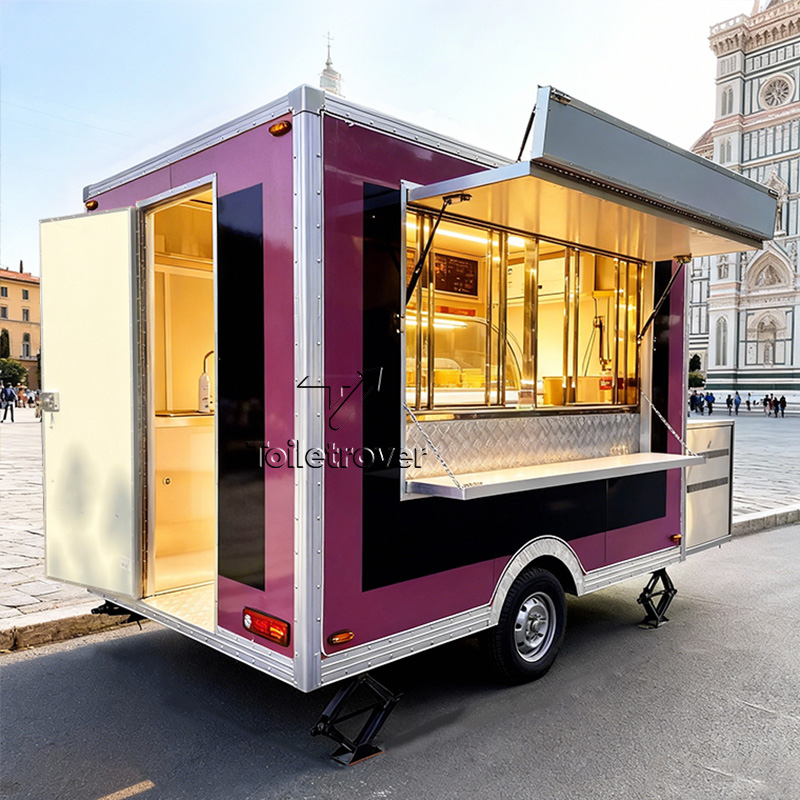 Outdoor Mobile Food Truck Trai - Outdoor Coffee Equipment ulasan dan harga