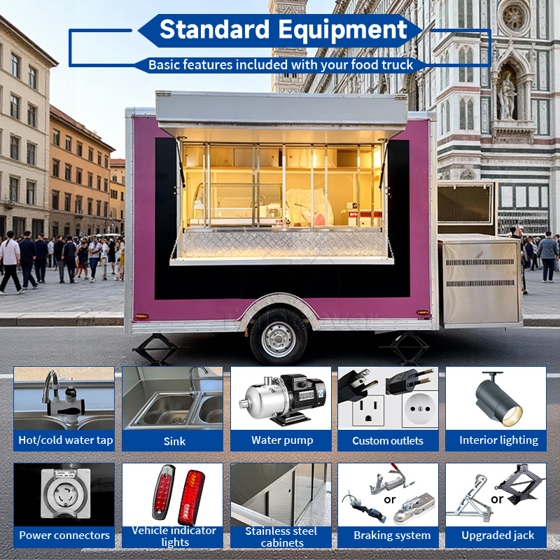 Outdoor Mobile Food Truck Trai - Outdoor Coffee Equipment ulasan dan harga