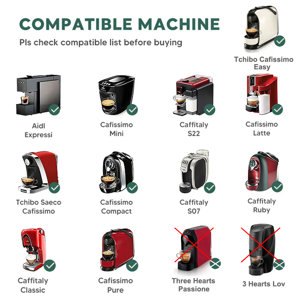 For 3 Hearts Tchibo Cafissimo  - Coffee Equipment Wdt ulasan dan harga